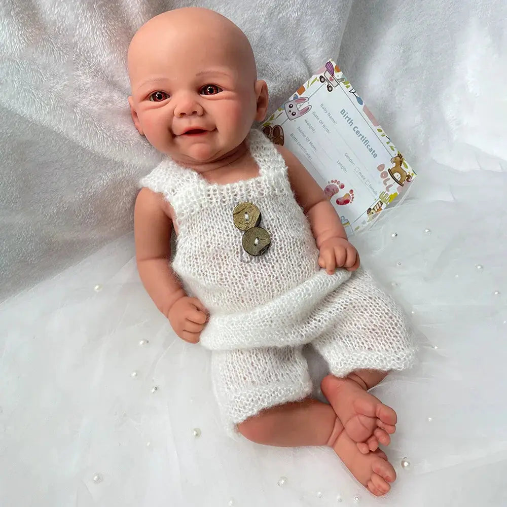 Image of Reborn Baby Dolls Waterproof Weighted Baby Girl 18" Lifelike Full