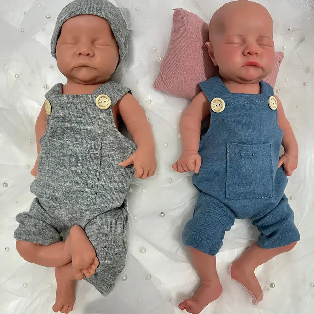 Image of Reborn Baby Dolls 17Inch Realistic Details & Handmade Soft Baby Boy