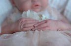 Image of Reborn Baby Dolls 18Inch Can Open Mouth&Washable Solid Silicone Bebe