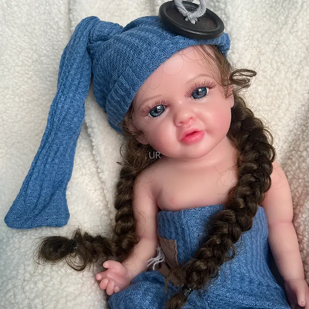 Image of Reborn Baby Dolls Preemie 16Inch Handmade Silicone Reborn Baby Girl
