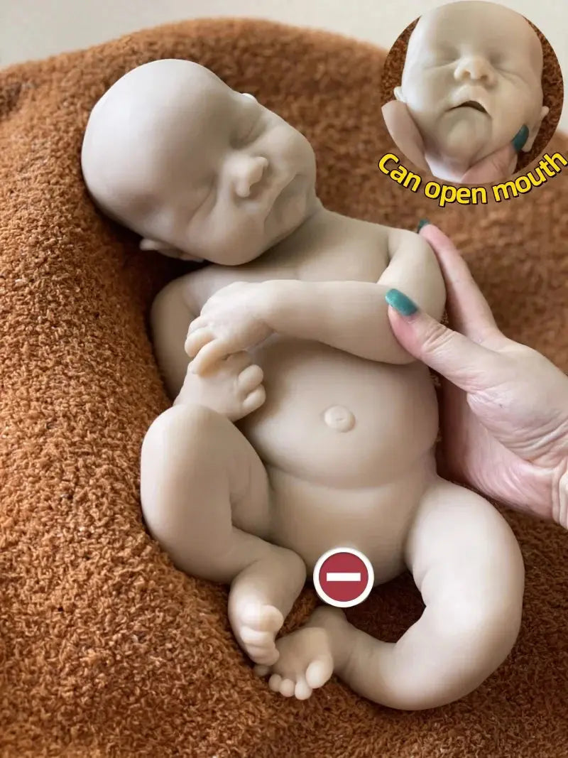Image of Reborn Baby Dolls 42Cm Silicone Boy Levi Painted/Unpainted Doll Full