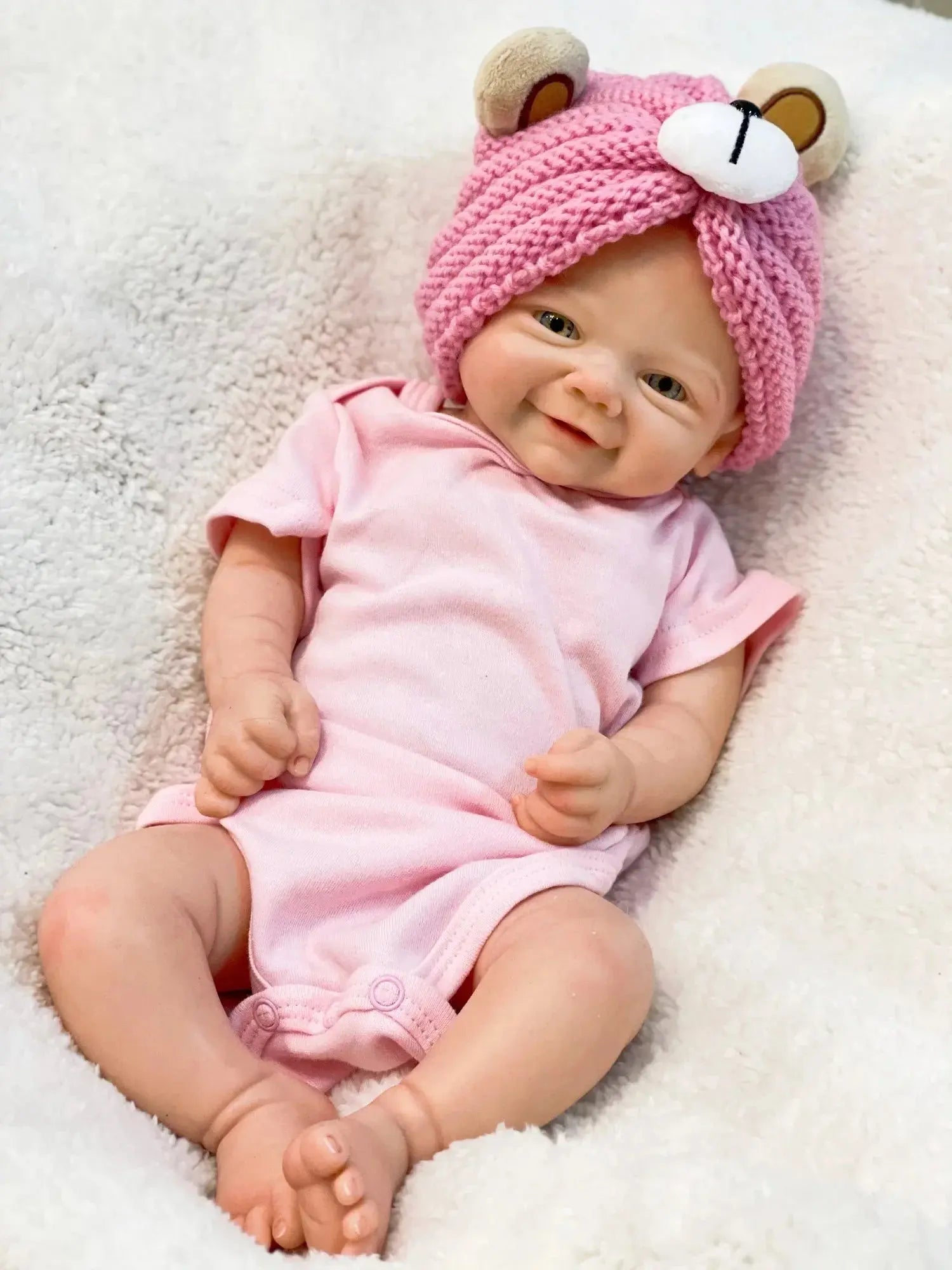 Image of Reborn Baby Dolls 42Cm Full Body Silicon Vivienne Bebe Reborn Girl