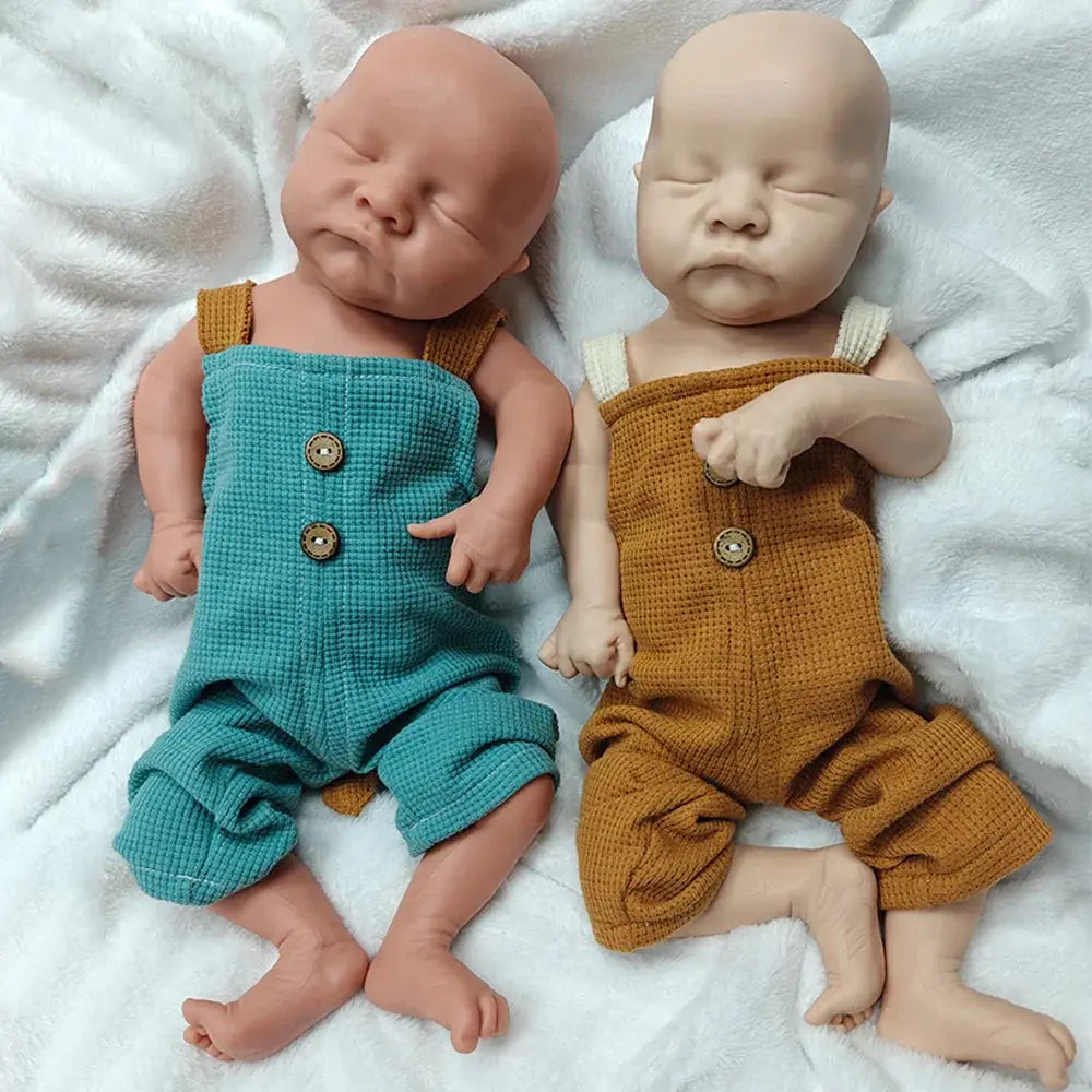 Image of Reborn Baby Dolls Unpainted/Painted 18" Full Solid Silicone Reborn