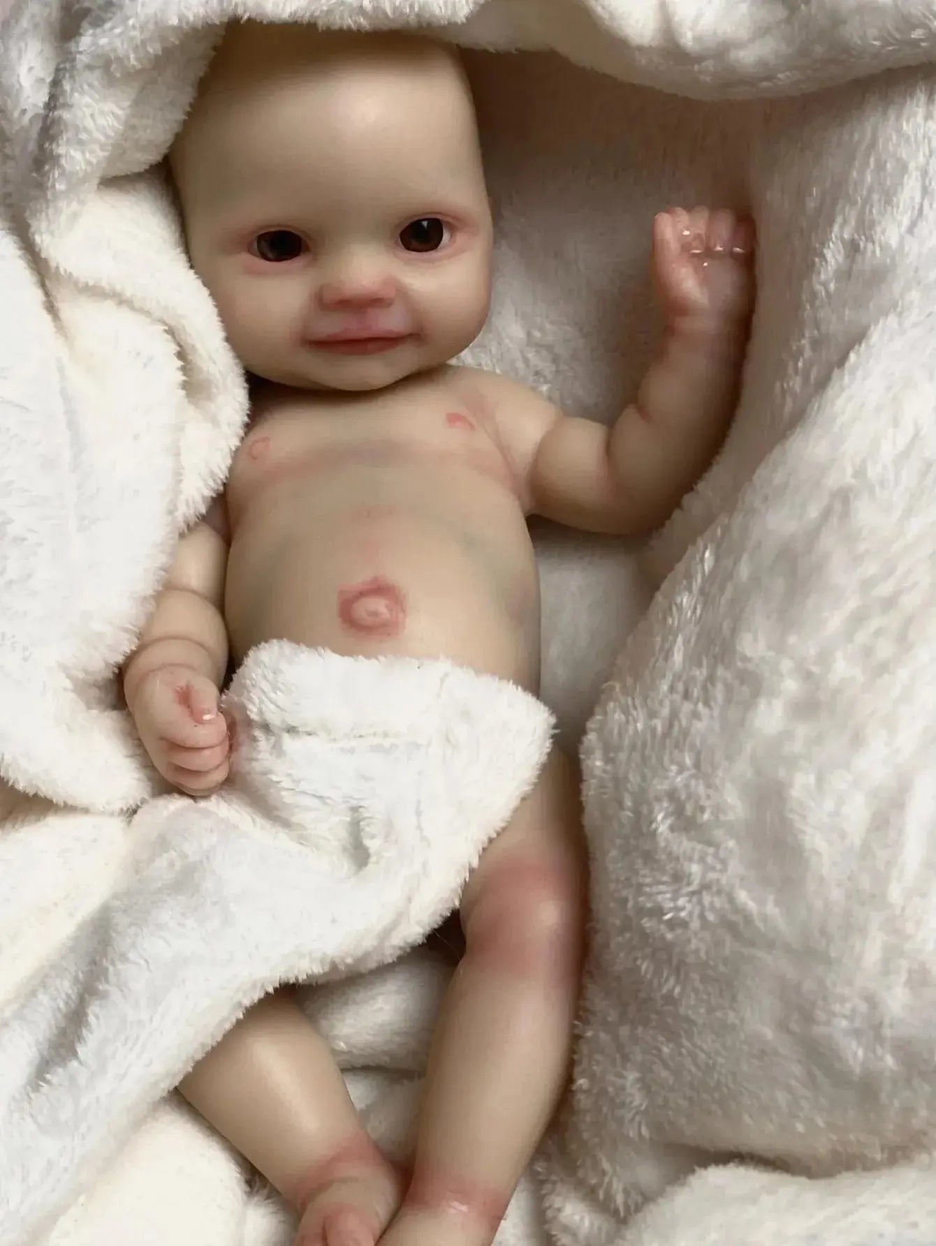 Image of Reborn Baby Dolls 10 Inch Lifelike Maddie Silicone Bebe Newborn Baby