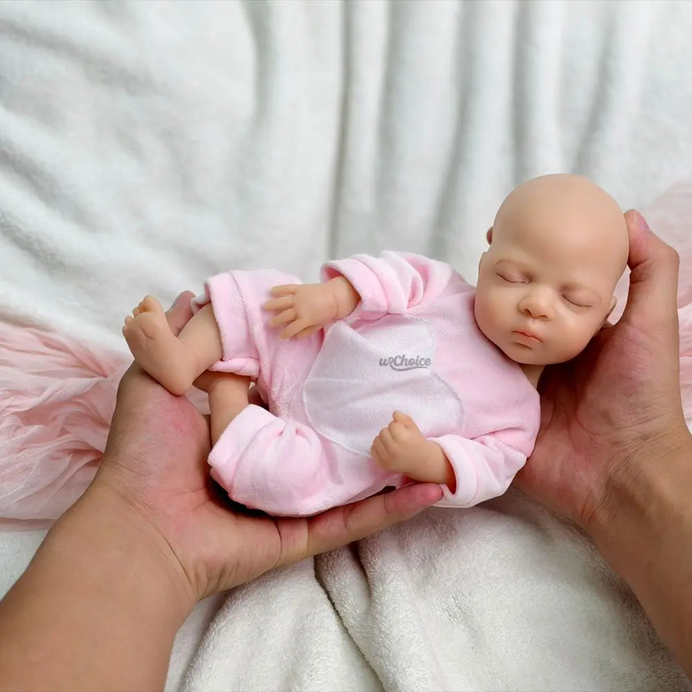 Image of Reborn Baby Dolls 12Inch Mini Silicone Reborn Baby Girl Luna