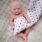 Image of Reborn Baby Dolls 4.5" Micro Preemie Full Body Soft Silicone Baby