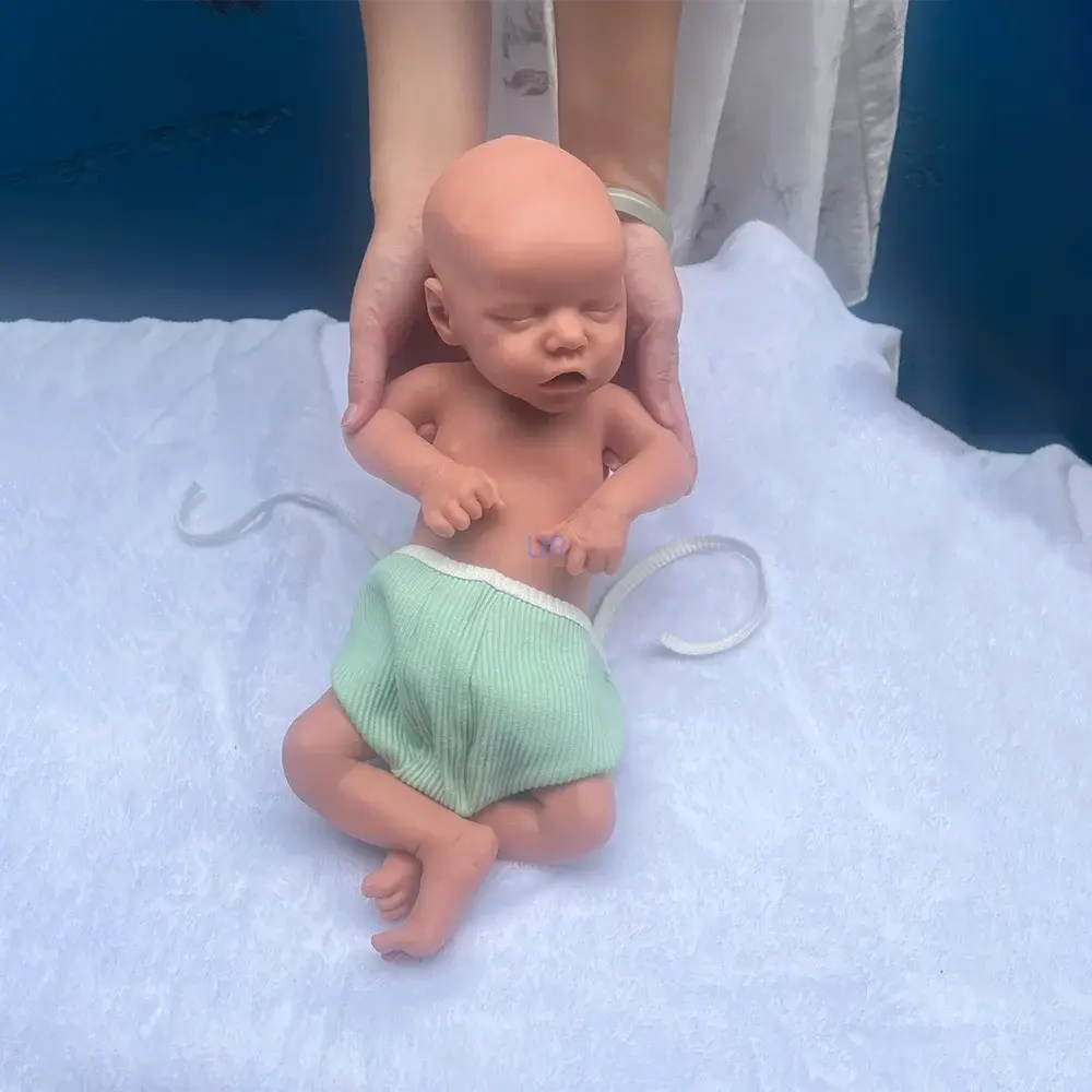 Image of Reborn Baby Dolls Sleeping Open Mouth Girl Artist Painted Collector