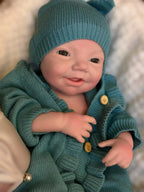 Image of Reborn Baby Dolls 18Inch Open Eyes Full Body Silicone Reborn Girl