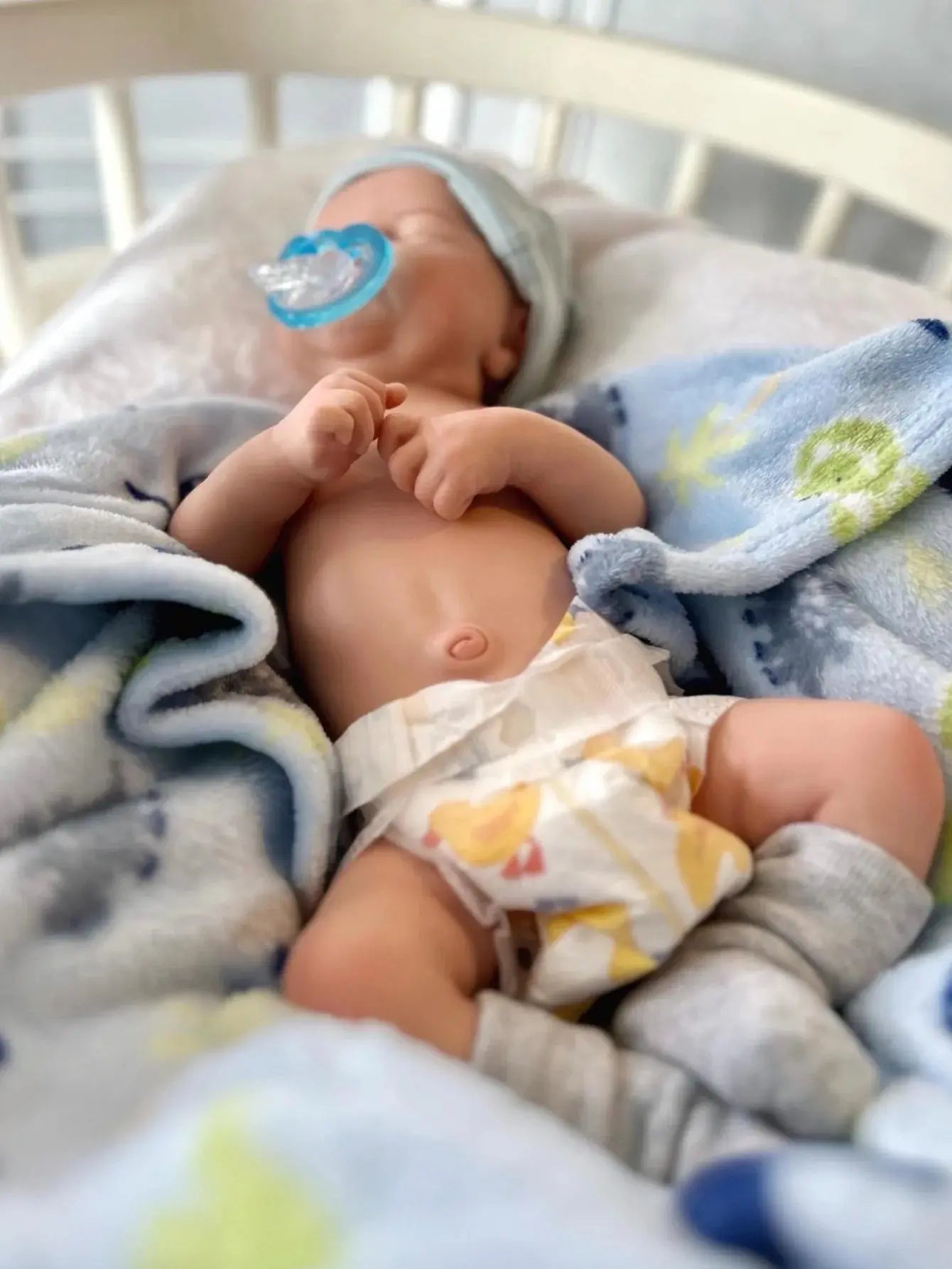 Image of Reborn Baby Dolls 16-Inch (40Cm) Cuddly Sleeping Reborn Baby Doll -