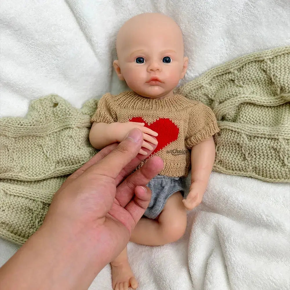 Image of Reborn Baby Dolls Micro 30 Cm 12Inch Baby Girl Meadow Full Body Soft