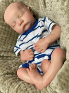 Image of Reborn Baby Dolls Bebê Reborn Dolls 16Inch Boy Levi Painted/Unpainted