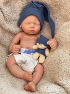 Image of Reborn Baby Dolls 3 Styles/45Cm Close Eyes Bebe Reborn Girl Soft