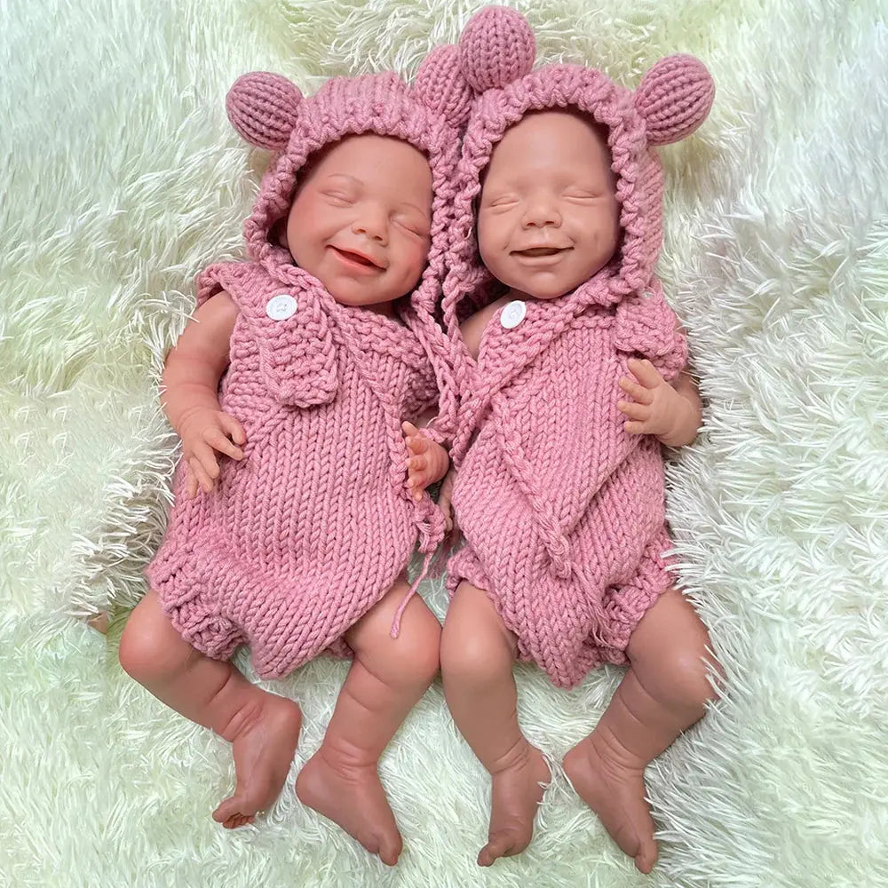Image of Reborn Baby Dolls Diy Lifelike 17Inch Flexible Silicone Reborn Doll