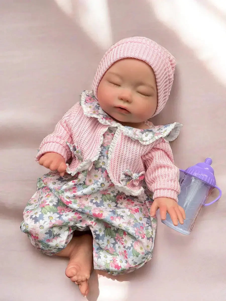 Image of Reborn Baby Dolls 13.7 Inch 35 Cm Full Body Soft Silicone Newborn