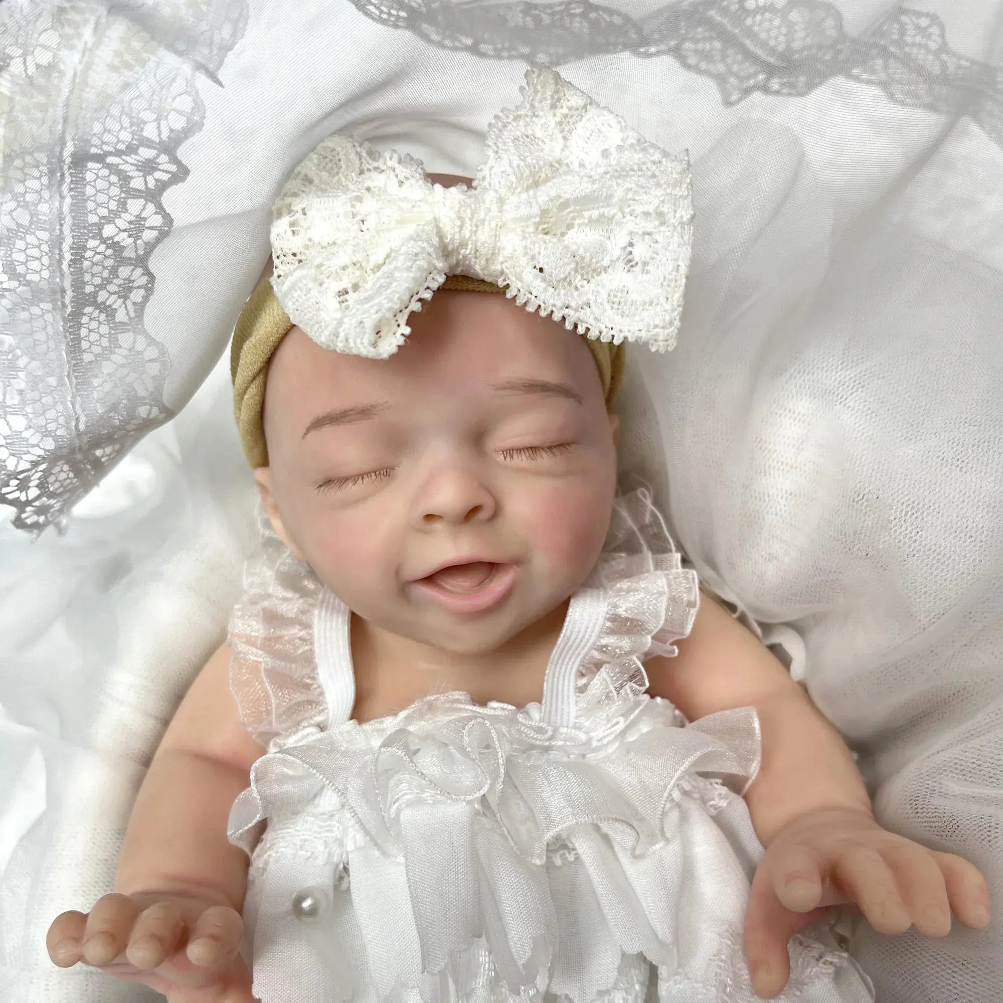 Image of Reborn Baby Dolls 25Cm Soft Solid Silicone Salia Bebe Reborn Girl