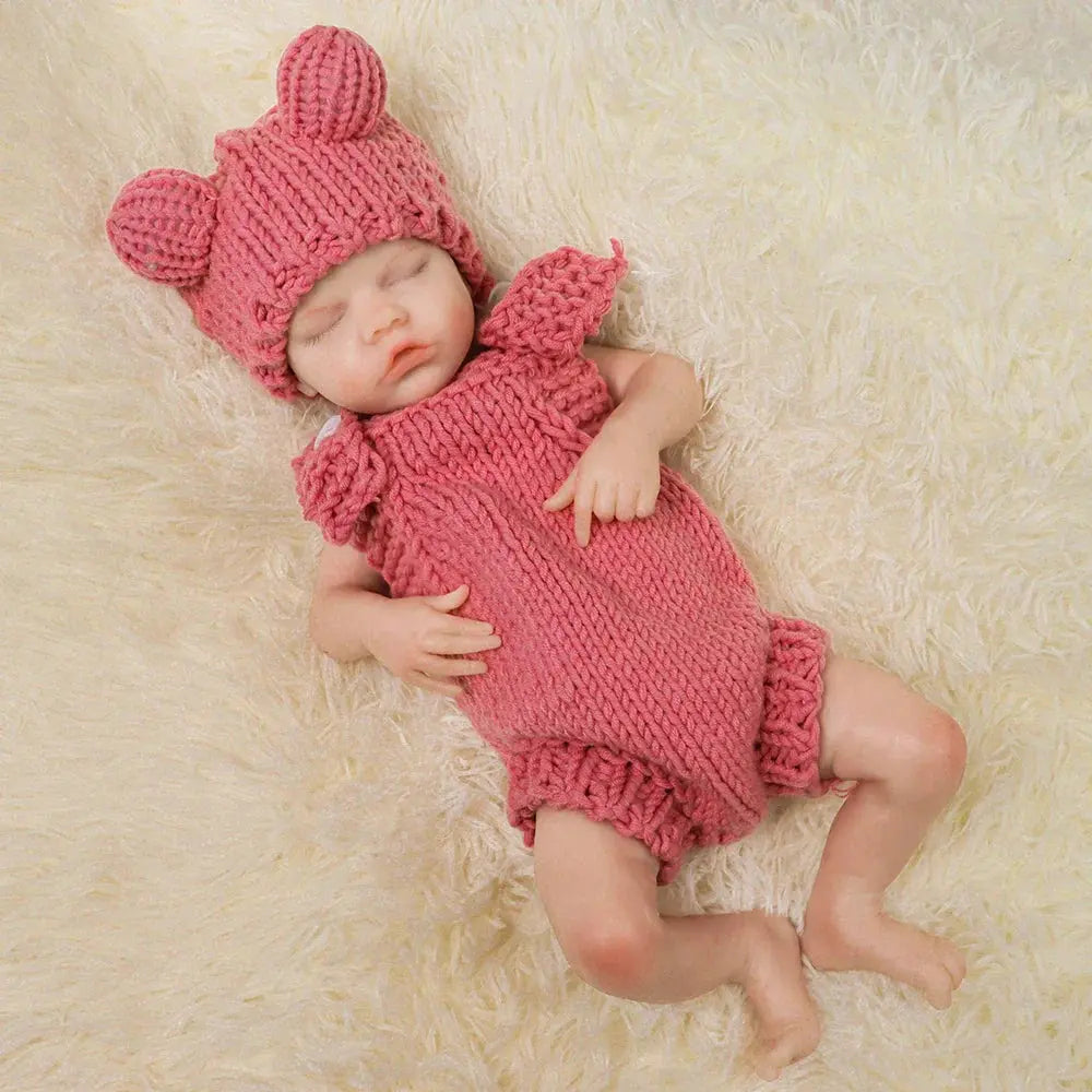 Image of Reborn Baby Dolls Full Body Soft 17" African American Reborn Baby