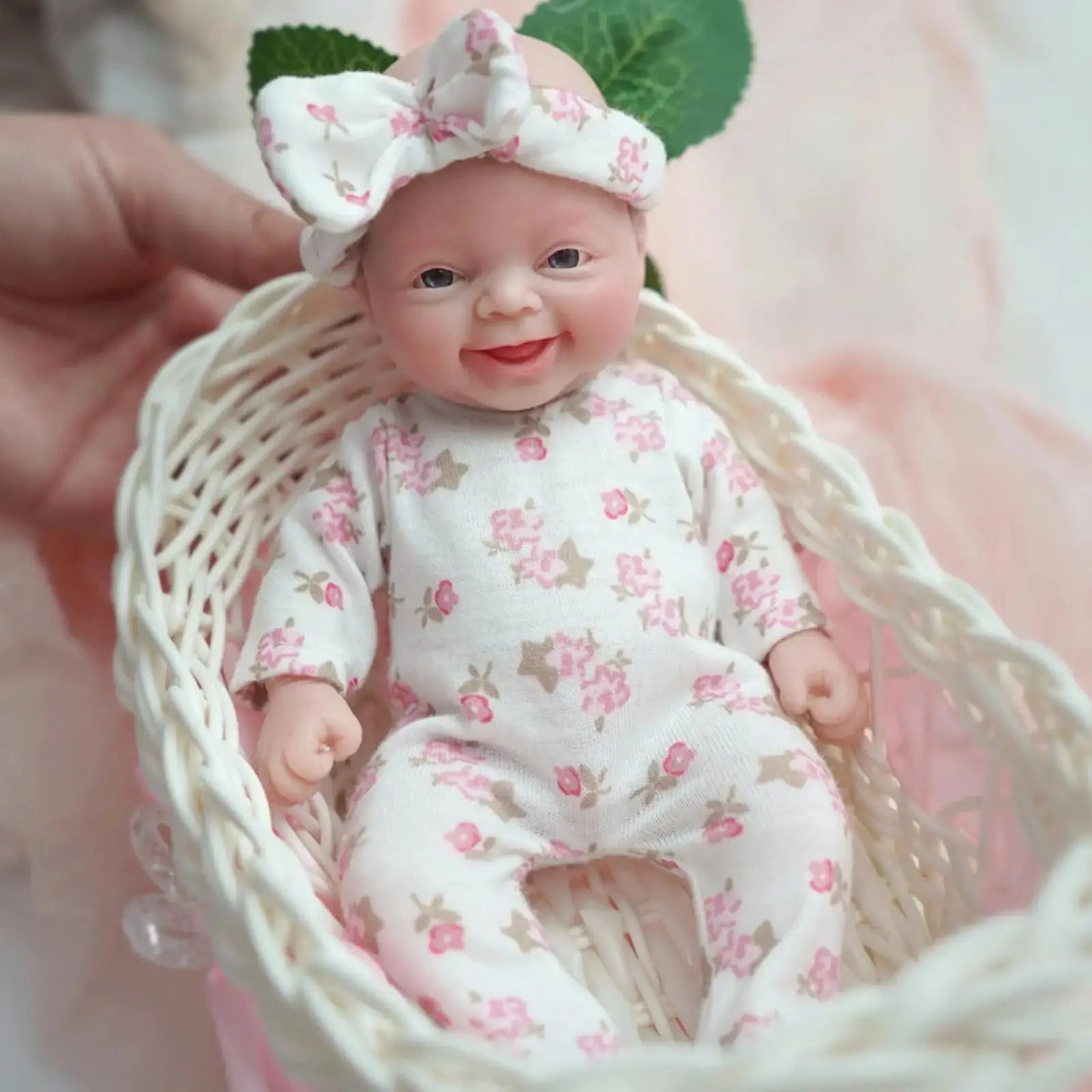 Image of Reborn Baby Dolls 7 Inch Cuddly Mini Silicone Reborn Doll,Body Soft