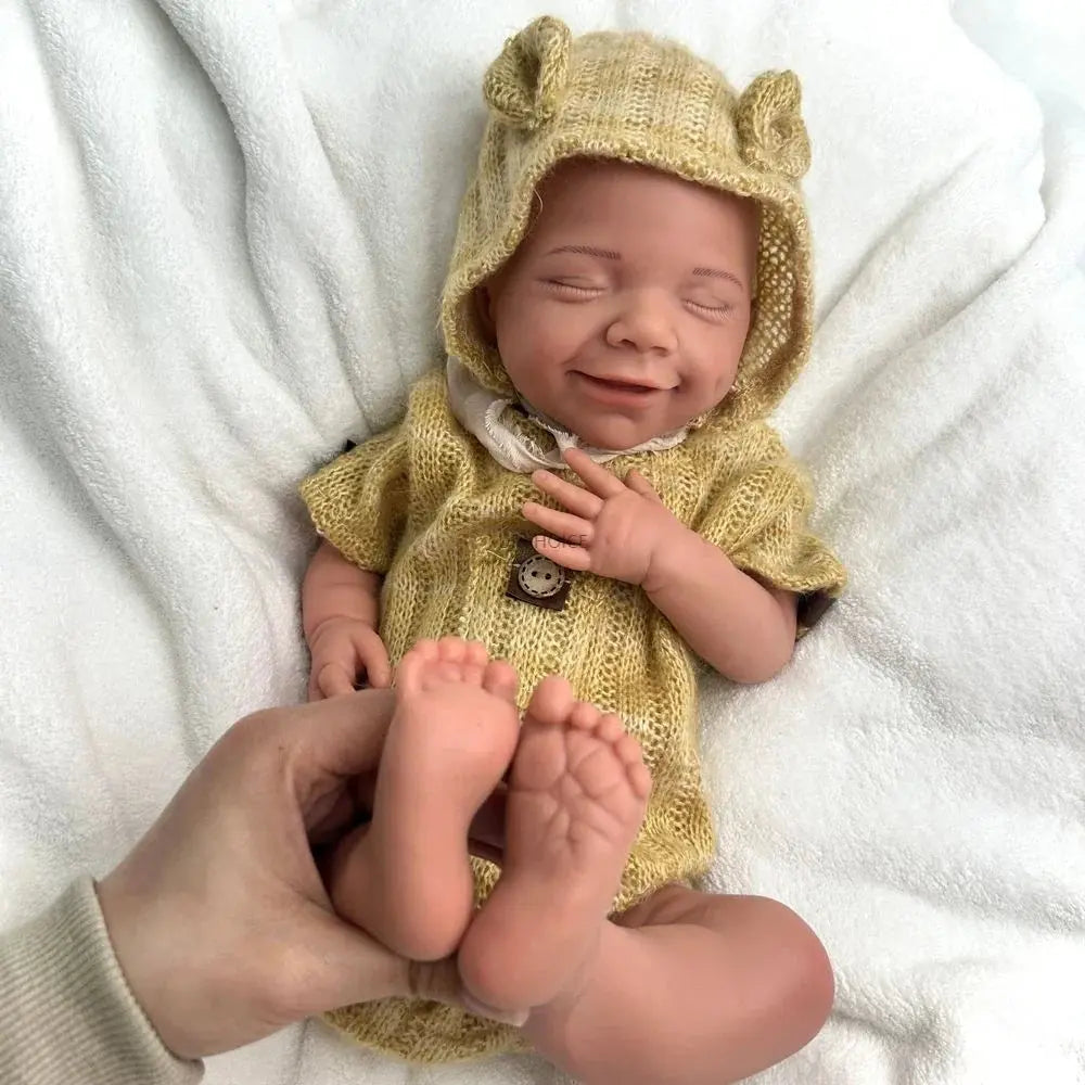 Image of Reborn Baby Dolls 18Inch Lifelike Details Poseable Limbs Soft