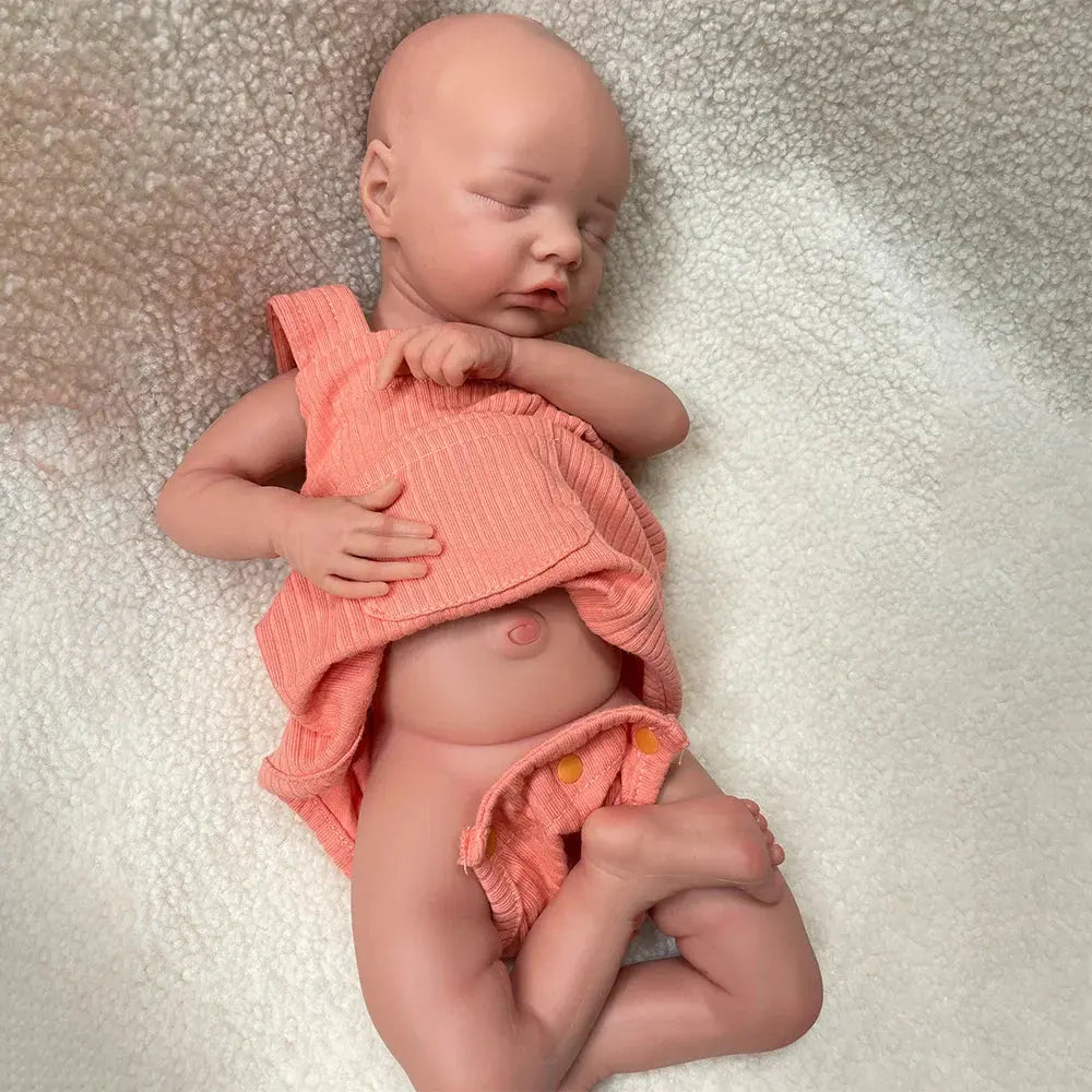Image of Reborn Baby Dolls Unpainted 18Inch Full Body Silicone Reborn Baby