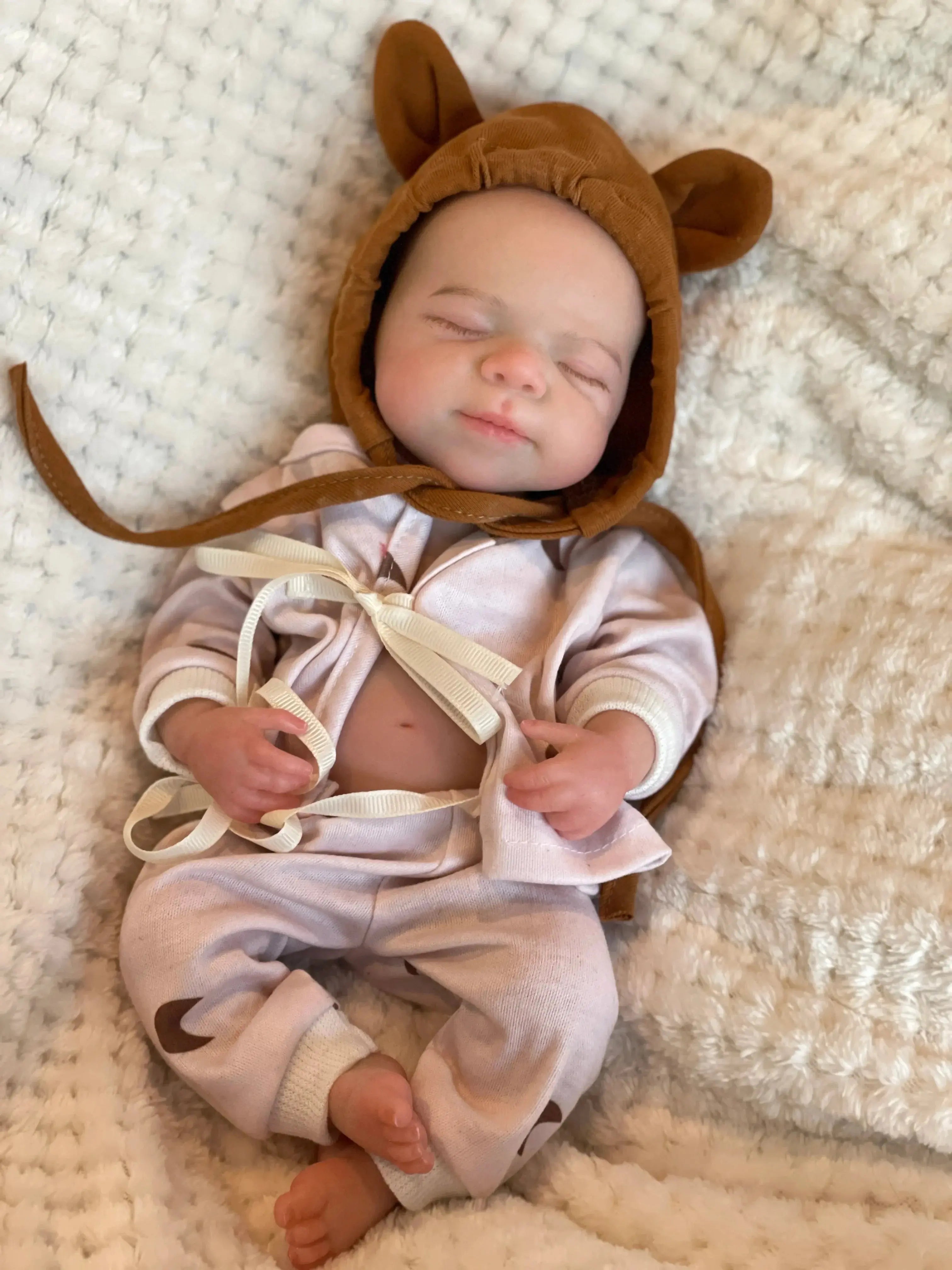 Image of Reborn Baby Dolls 13Inch Open Mouth Pascale Reborn Dolls Full Body