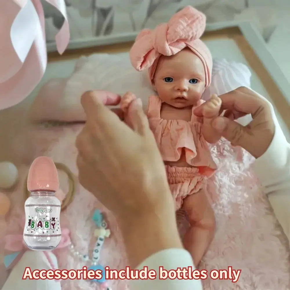 Image of Reborn Baby Dolls Dorable 11-Inch Solid Silicone Girl Reborn Doll,