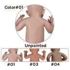 Image of Reborn Baby Dolls Handmade 45Cm Lifelike Full Body Soft Silicone