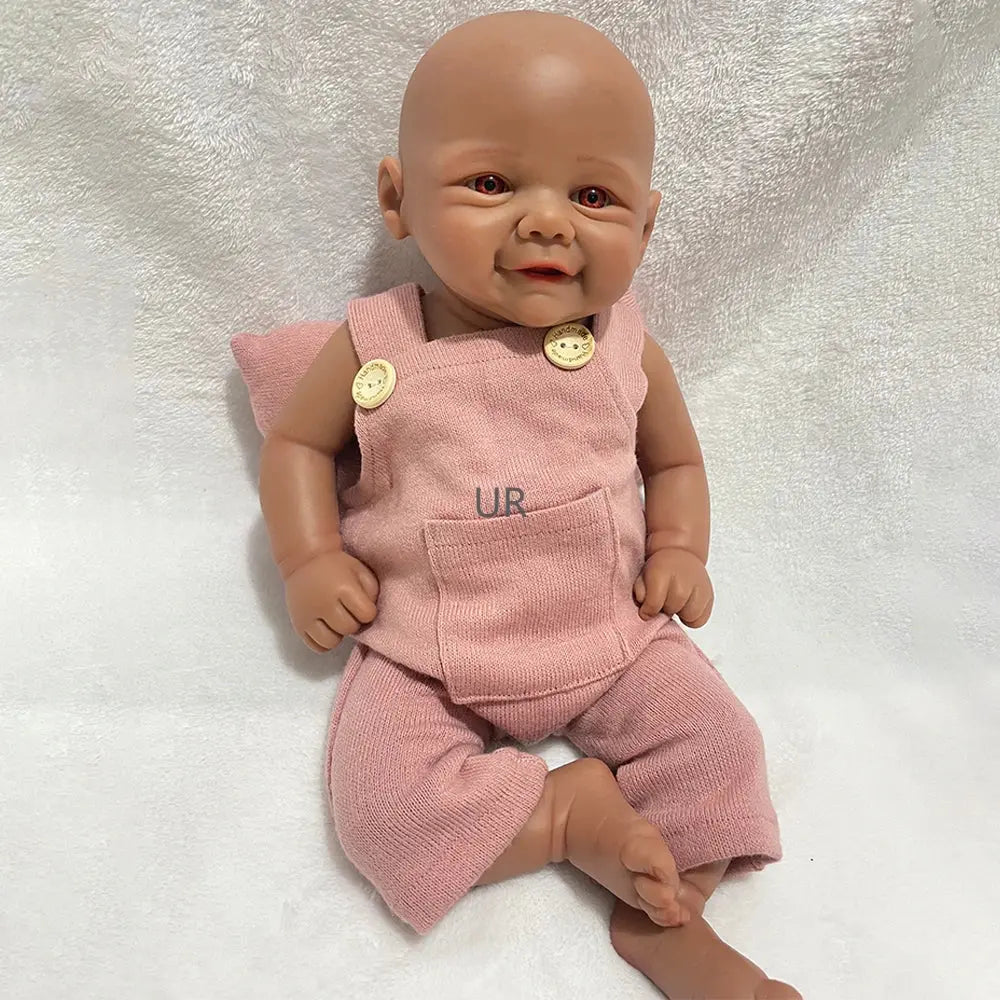 Image of Reborn Baby Dolls 17Inch Baby Girl Vivienne Realistic Details &