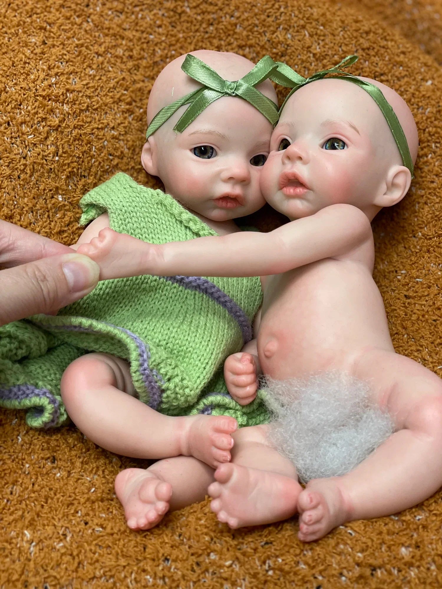 Image of Reborn Baby Dolls 11 Styles/ 26Cm Waterproof Close/Open Solid