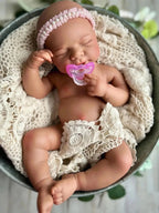 Image of Reborn Baby Dolls 18 Inch (Fair Skin)Pascale Girl Silicone Doll -