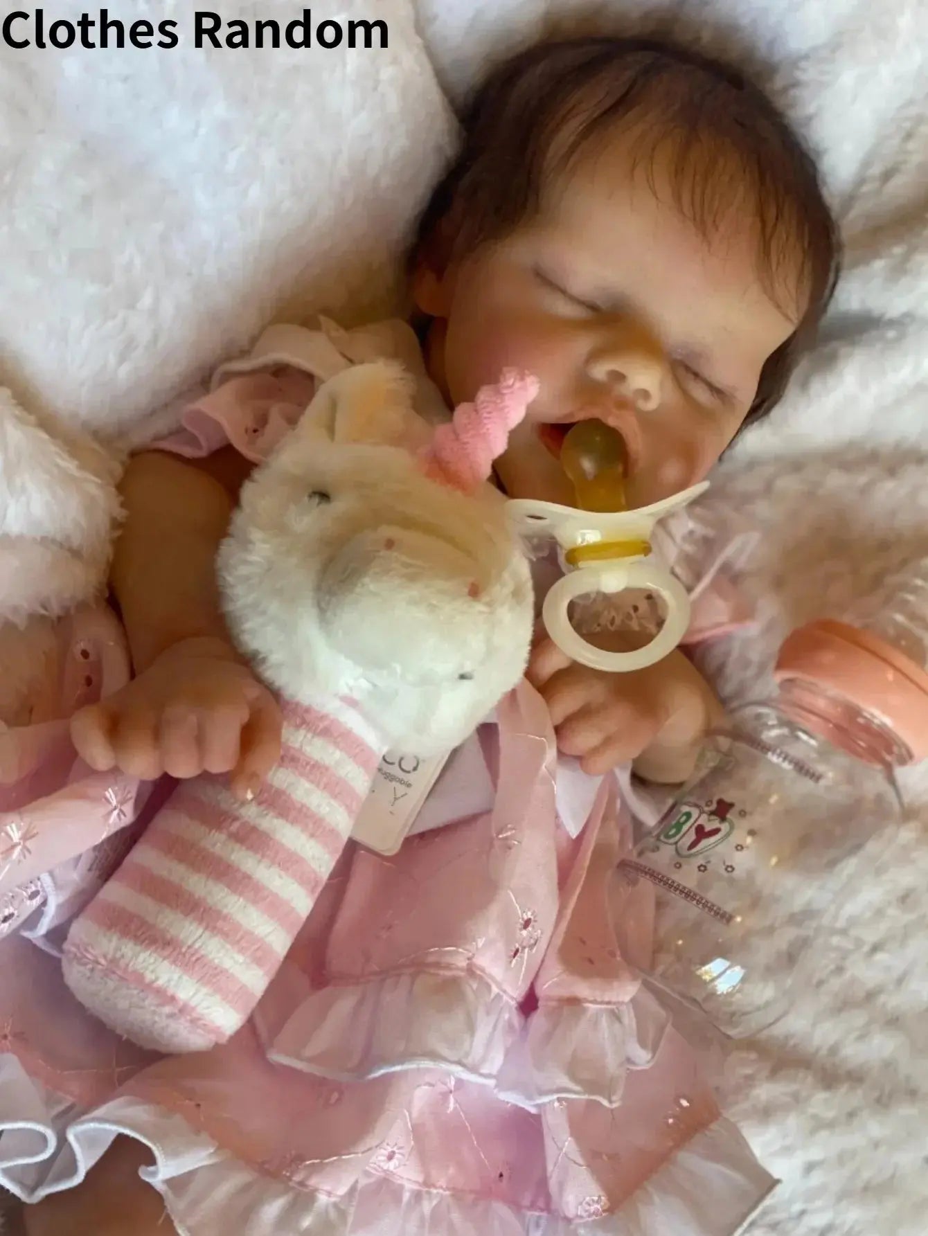 Image of Reborn Baby Dolls 18 Inch Silicone Twins A Girl Soft Touch Reborn