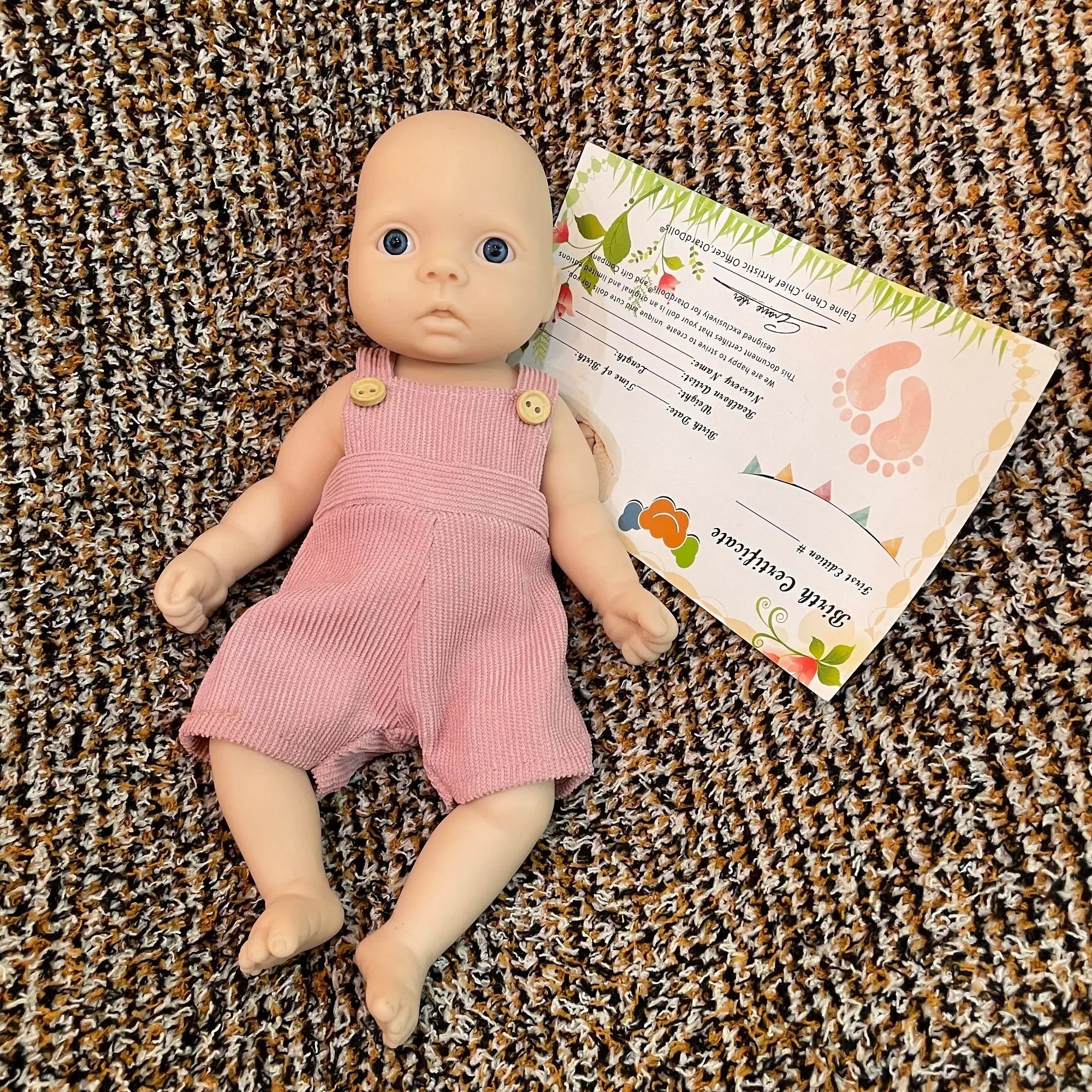 Image of Reborn Baby Dolls 27Cm Angel Girl Whole Silicone Bebe Reborn Dolls 3D