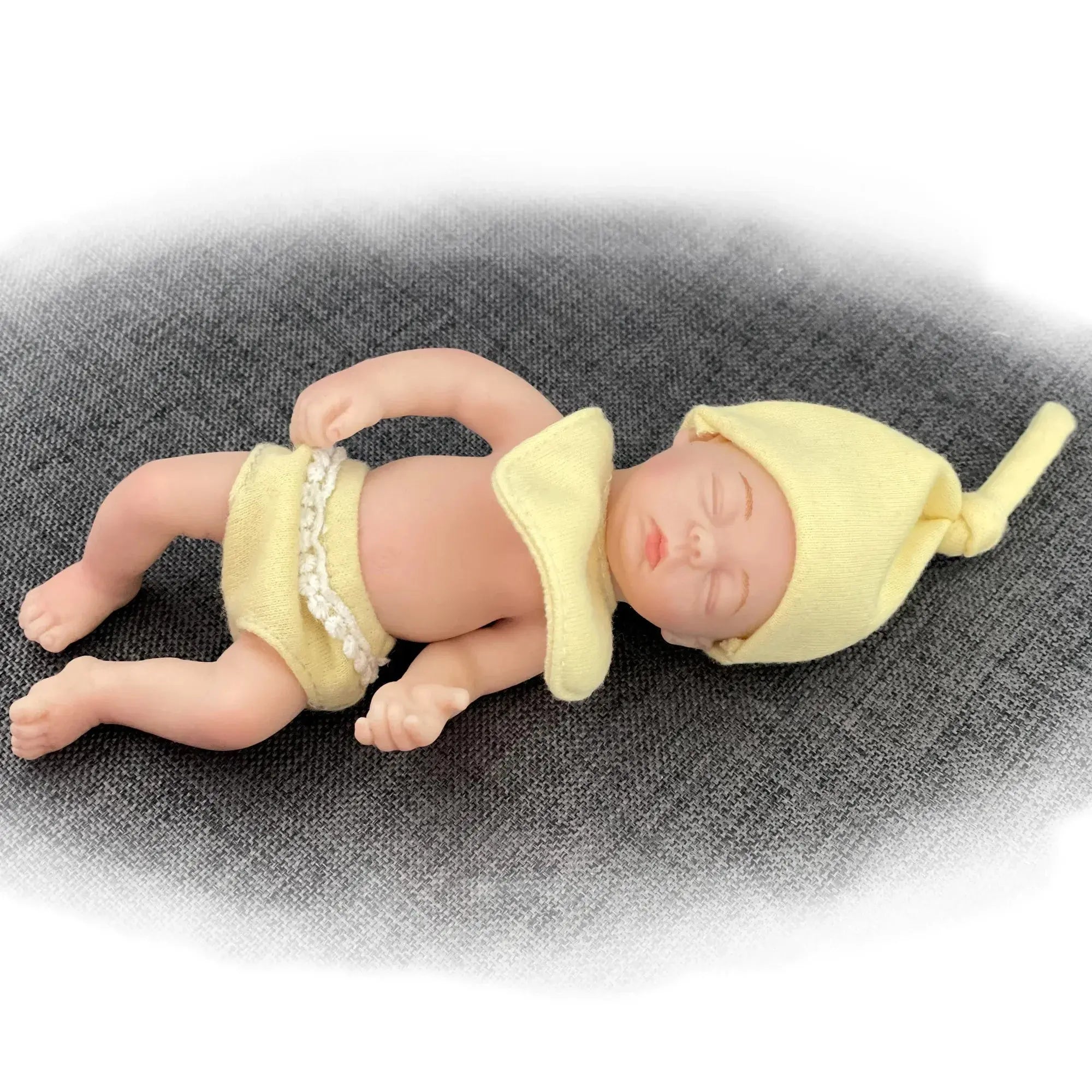 Image of Reborn Baby Dolls 6 Inch Full Solid Silicone Bebe Palm Reborn Doll
