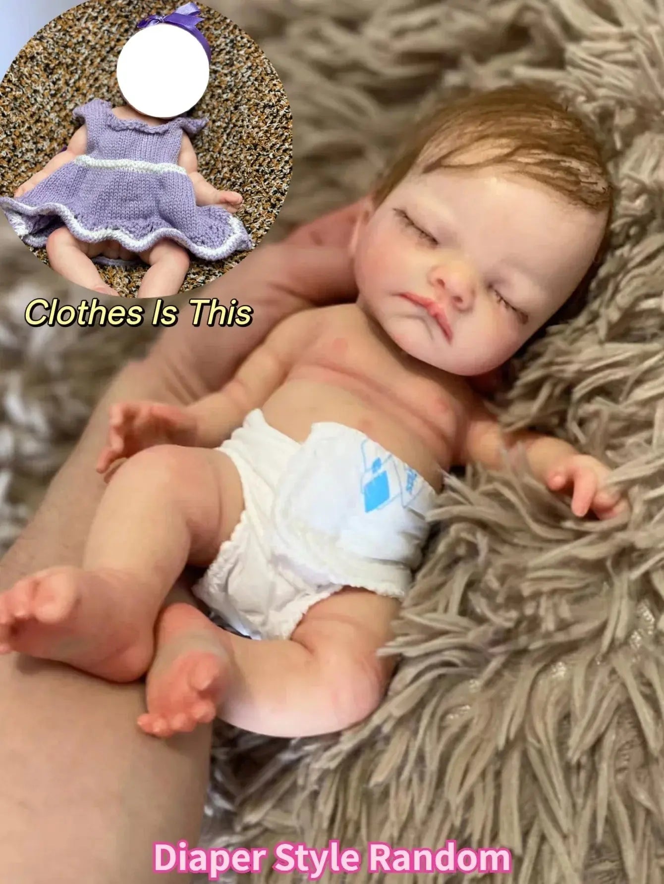 Image of Reborn Baby Dolls 10 Inch 25.4 Cm Soft Silicone Bebe Reborn Girl
