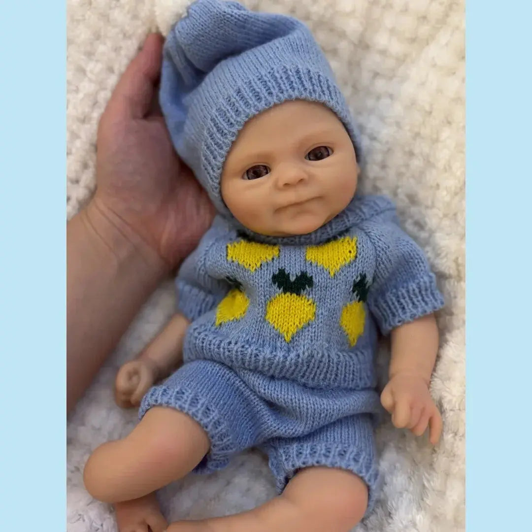Image of Reborn Baby Dolls 33Cm Washable Coco Full Body Silicone Bebe Reborn