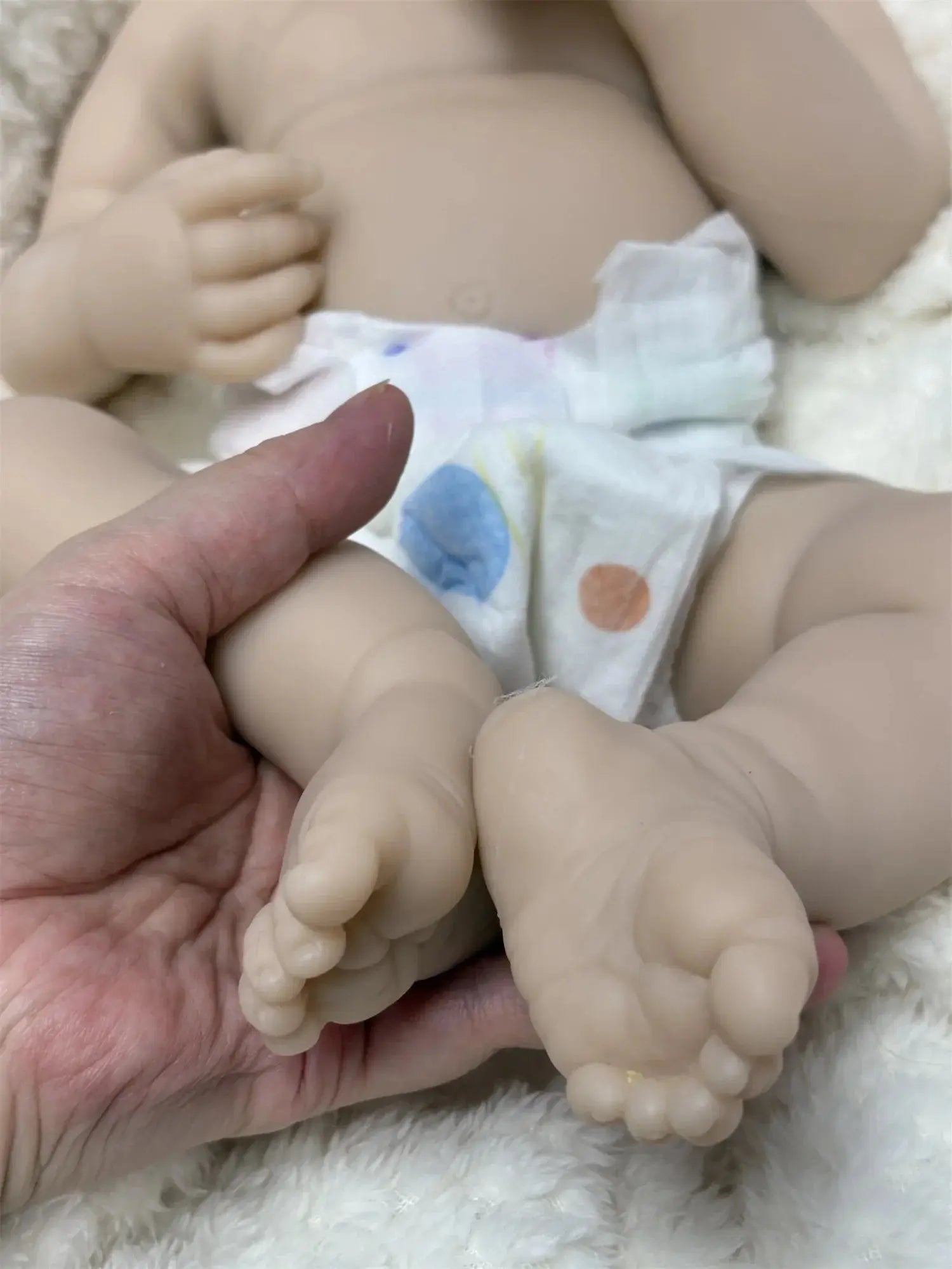 Image of Reborn Baby Dolls 45Cm Can Open Mouth &Washable Painted Loulou Solid