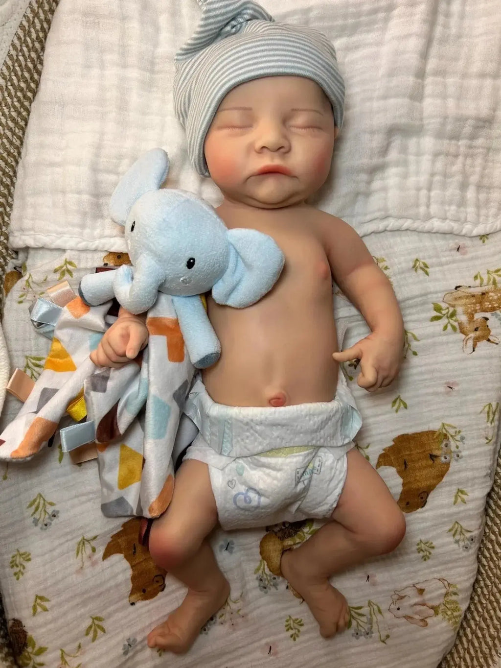 Image of Reborn Baby Dolls 16-Inch (40Cm) Cuddly Sleeping Reborn Baby Doll -