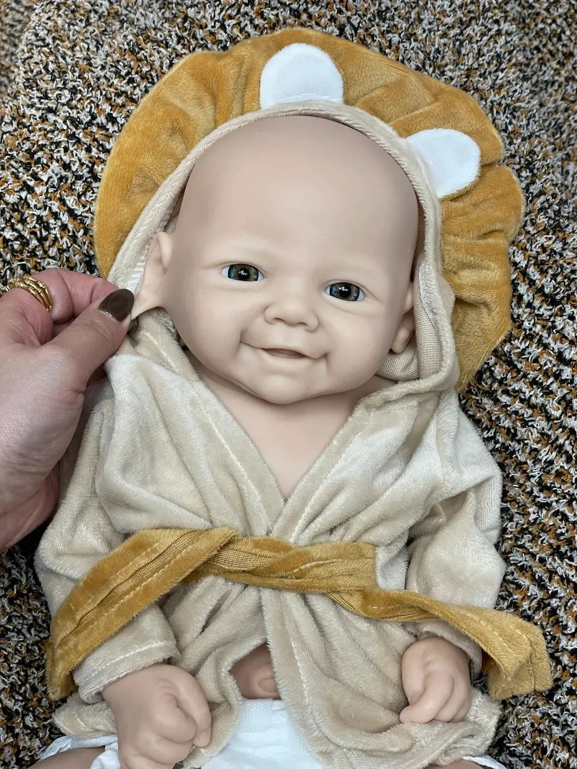 Image of Reborn Baby Dolls 18Inch/2 Styles Unpained Vivienne Full Body Solid