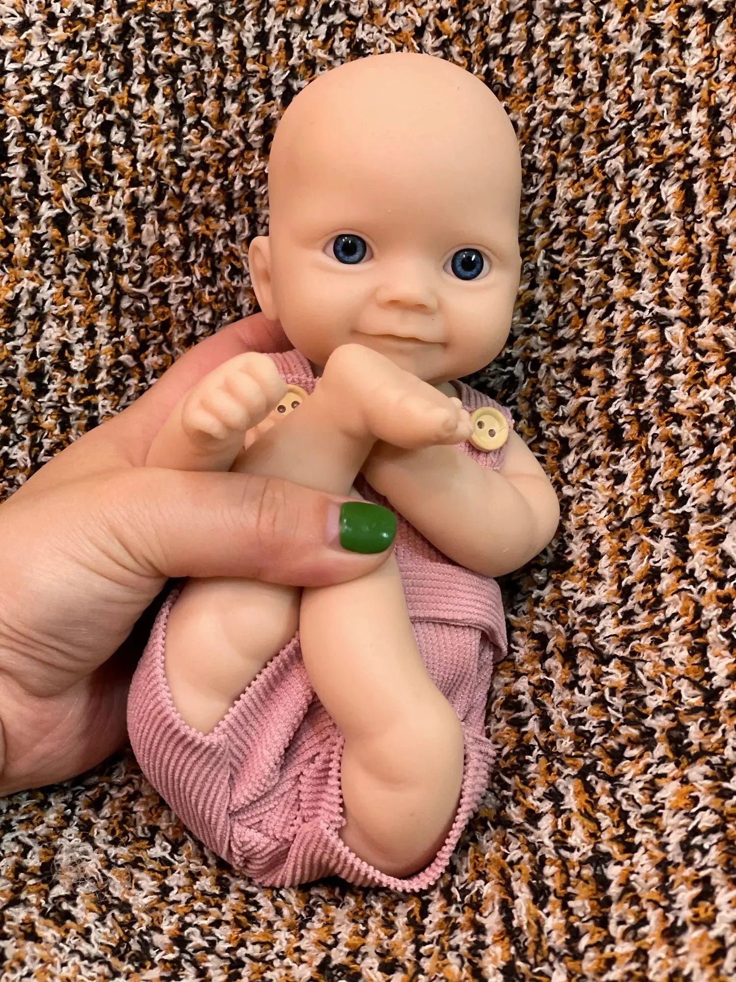 Image of Reborn Baby Dolls Can Open Mouth 26Cm Unpainted Waterproof Solid