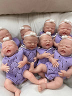 Image of Reborn Baby Dolls 7" Boy Micro Preemie Full Body Silicone  Crybaby