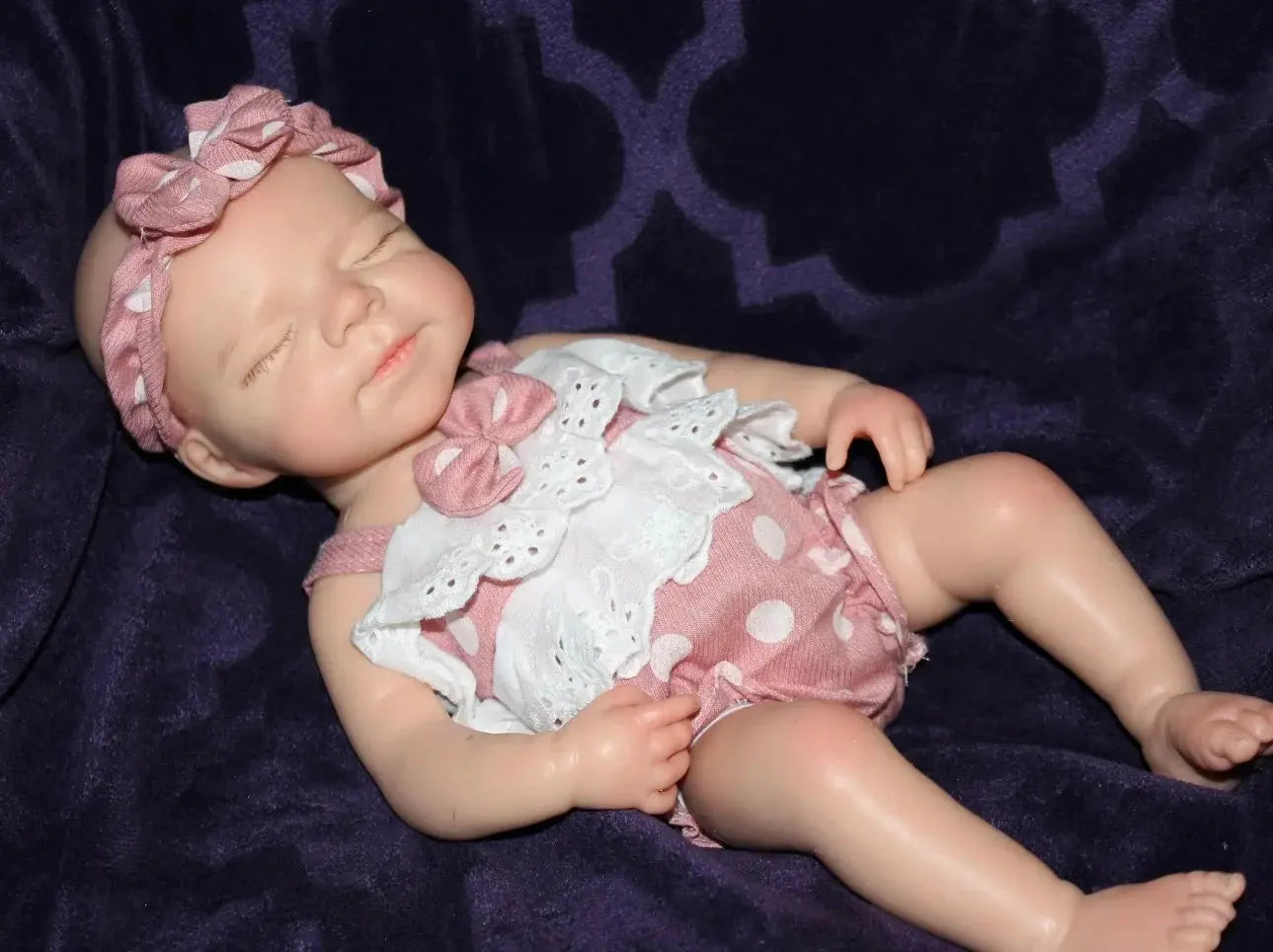 Image of Reborn Baby Dolls 13Inch Open Mouth Reborn Dolls Pascale Bebe Girl
