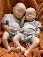 Image of Reborn Baby Dolls Can Open Mouth 45Cm Twins Sam Reborn Baby Girl And