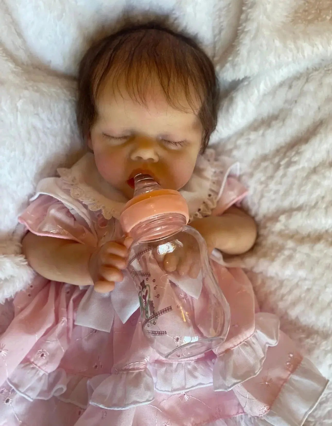 Image of Reborn Baby Dolls 18Inch Twins A Solid Silicone Bebe Reborn Girl With
