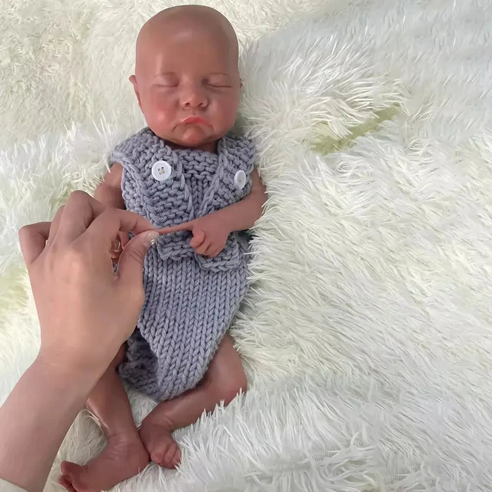 Image of Reborn Baby Dolls Reborn Boy Preemy Soft 18 Inch Kid Boy Full Body 3D