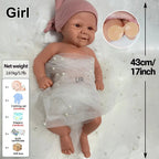 Image of Reborn Baby Dolls Waterproof Weighted Baby Girl 18" Lifelike Full