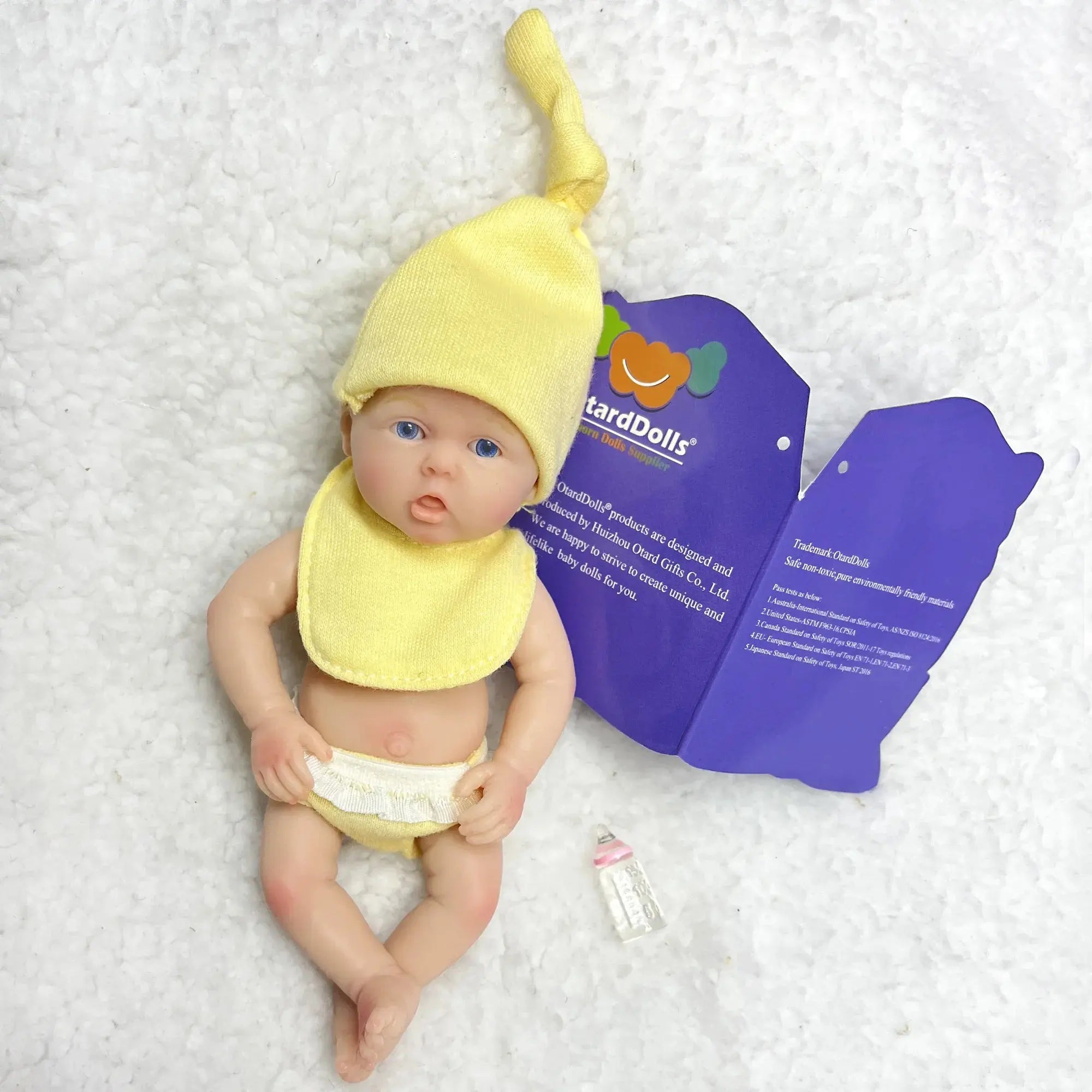 Image of Reborn Baby Dolls 6Inch /15Cm Mini Adorable Whole Solid Silicone