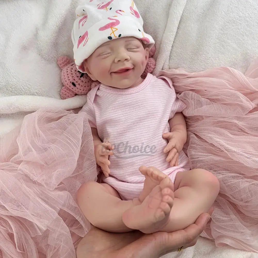Image of Reborn Baby Dolls 18Inch Baby Girl Full Body Soft Silicone Reborn