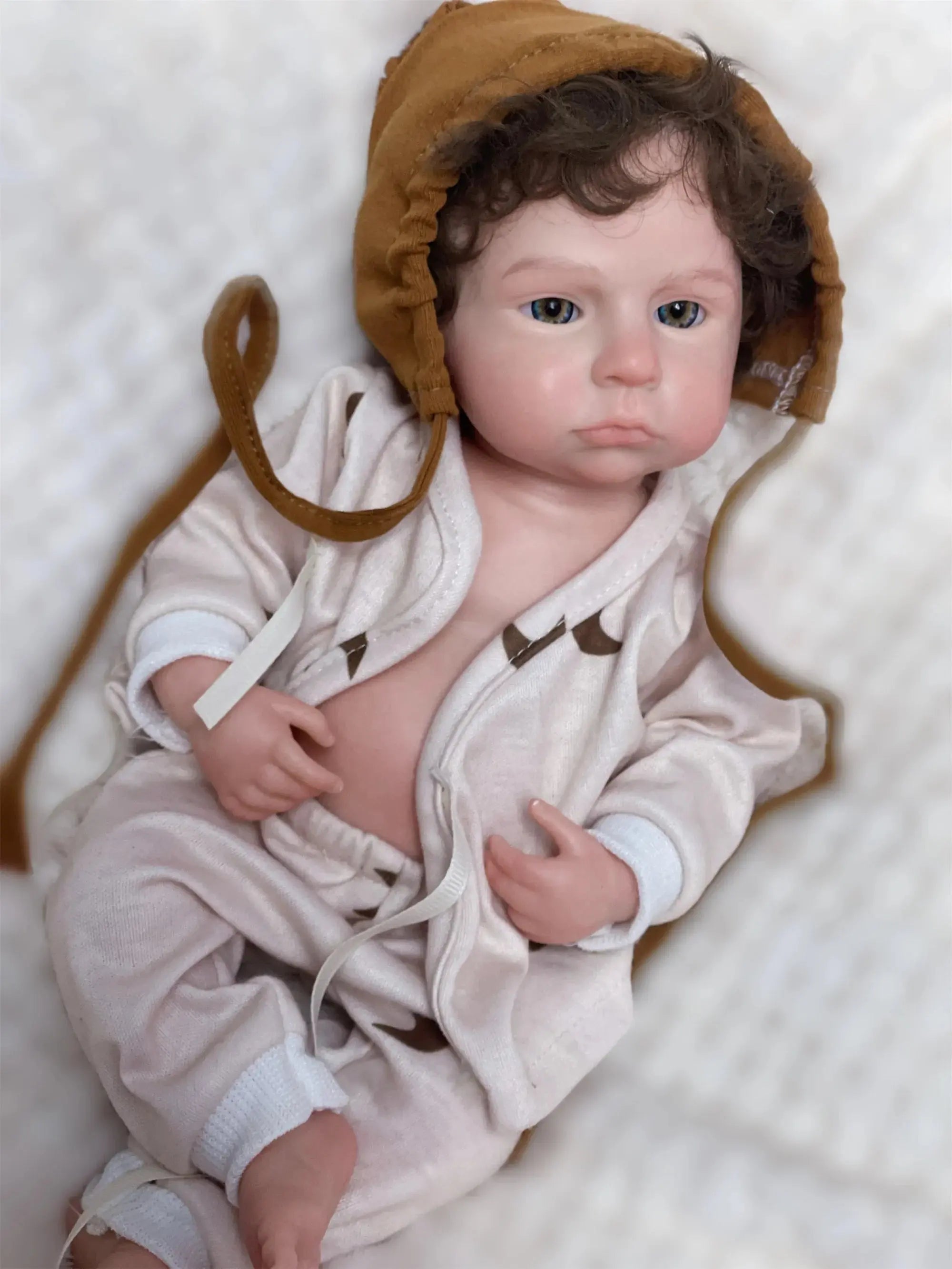 Image of Reborn Baby Dolls 33Cm Painted/Unpainted Silicone Boy Bebe Reborn
