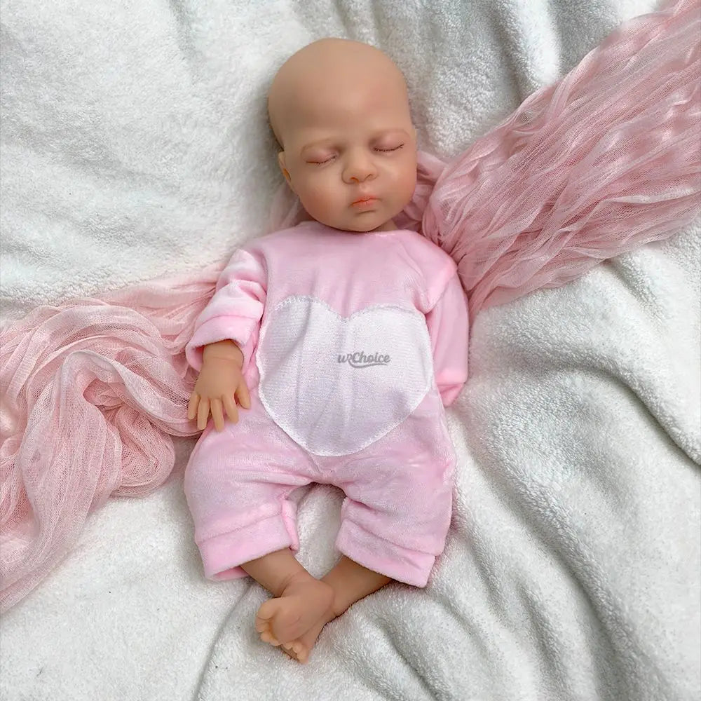 Image of Reborn Baby Dolls 12Inch Mini Silicone Reborn Baby Girl Luna