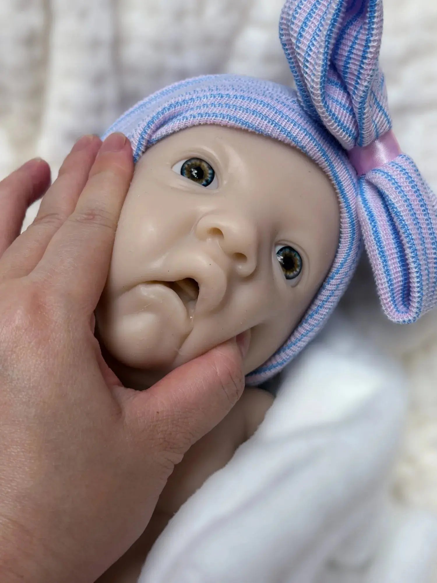 Image of Reborn Baby Dolls 17Inch  Lebi Boy Bebê Unpainted Reborn Baby Doll