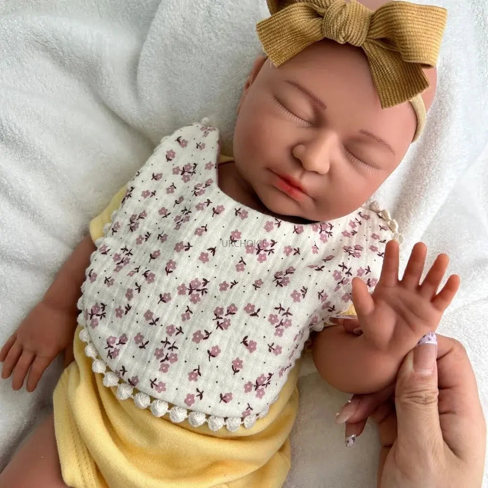 Image of Reborn Baby Dolls 22Inch Handmade Weighted Silicone Reborn Baby Girl